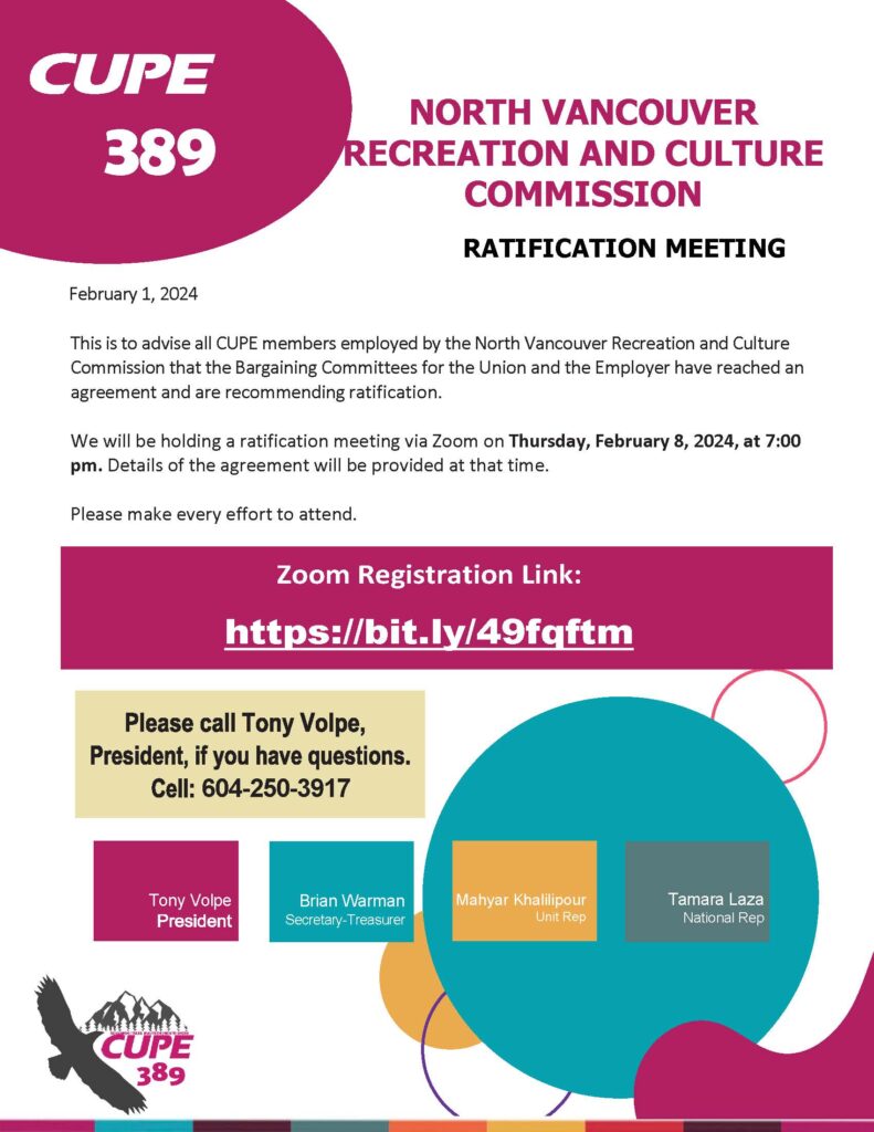 NVRCC – Ratification Meeting – February 8, 2024 @ 7:00 PM – ZOOM